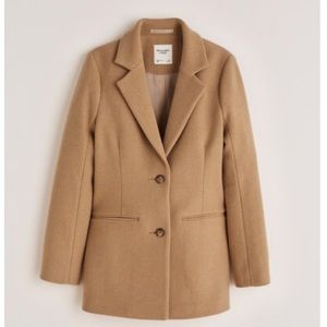 A&F Wool Blend Blazer Coat